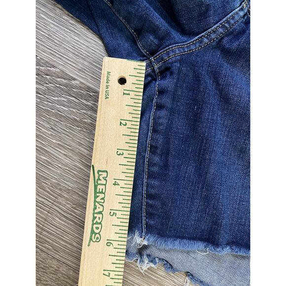 Calvin Klein Repreve Women High Rise Jean‎ Shorts Size 12 Blue Denim - Picture 3 of 11